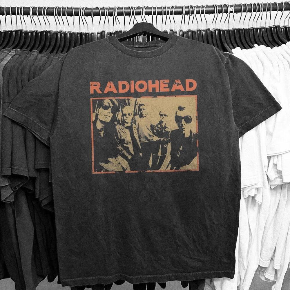 Black Radiohead Band Tee 1